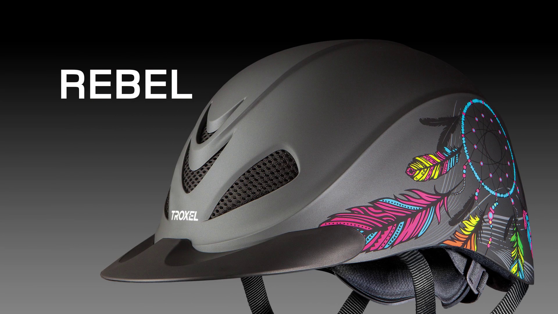 Troxel Riding Helmet Rebel Arrow Horse Safety Riding Low Profile Large 