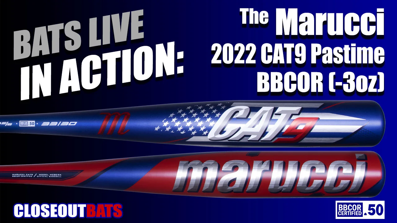 Marucci CAT8 Black BBCOR Baseball Bat: MCBC8CB