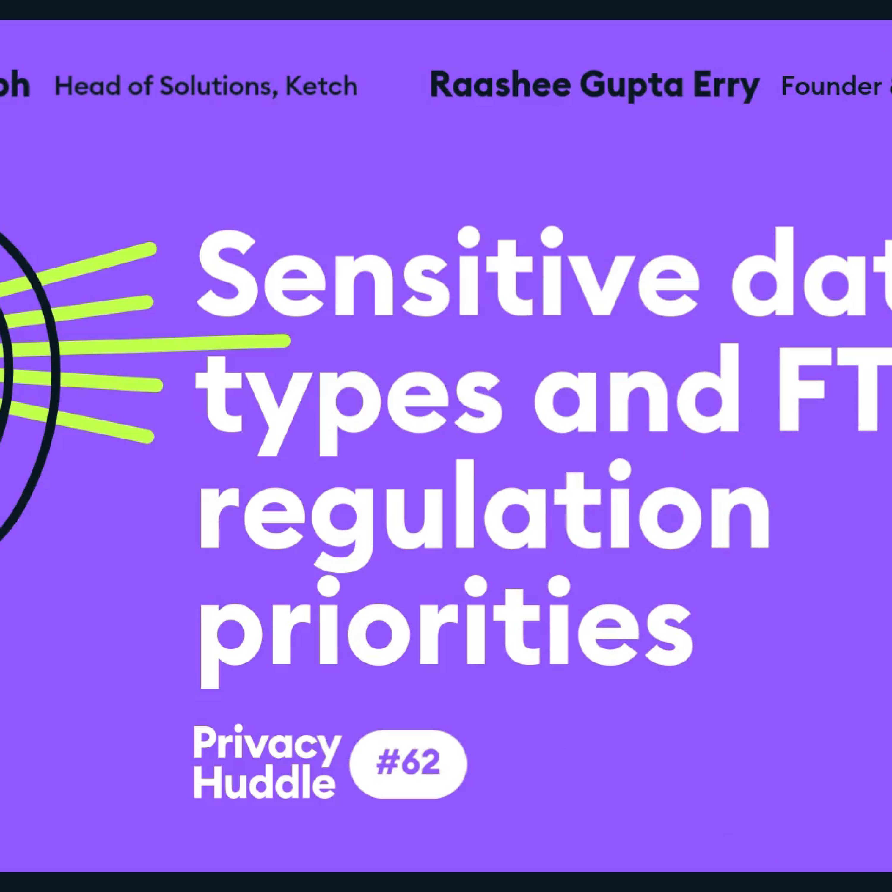 Ep. 62 - Sensitive data types and FTC regulation priorities episode artwork