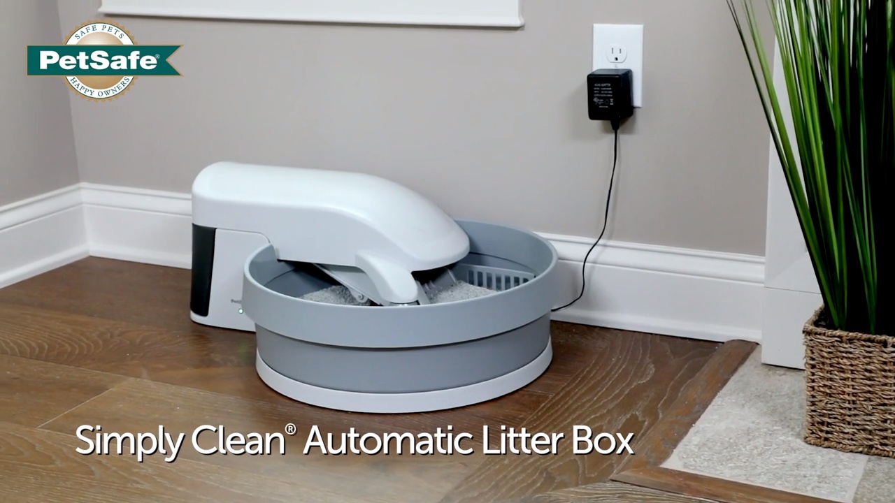 Simply clean automatic cat litter outlet box