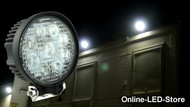 27W LED Work Lamp for Utility/Construction/Offroad Demo & Footages
