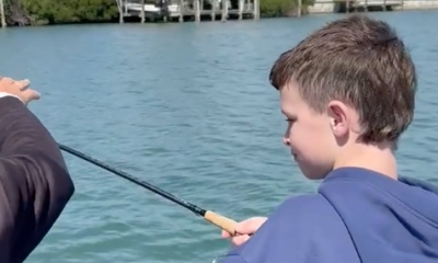 Grandson fishing trip