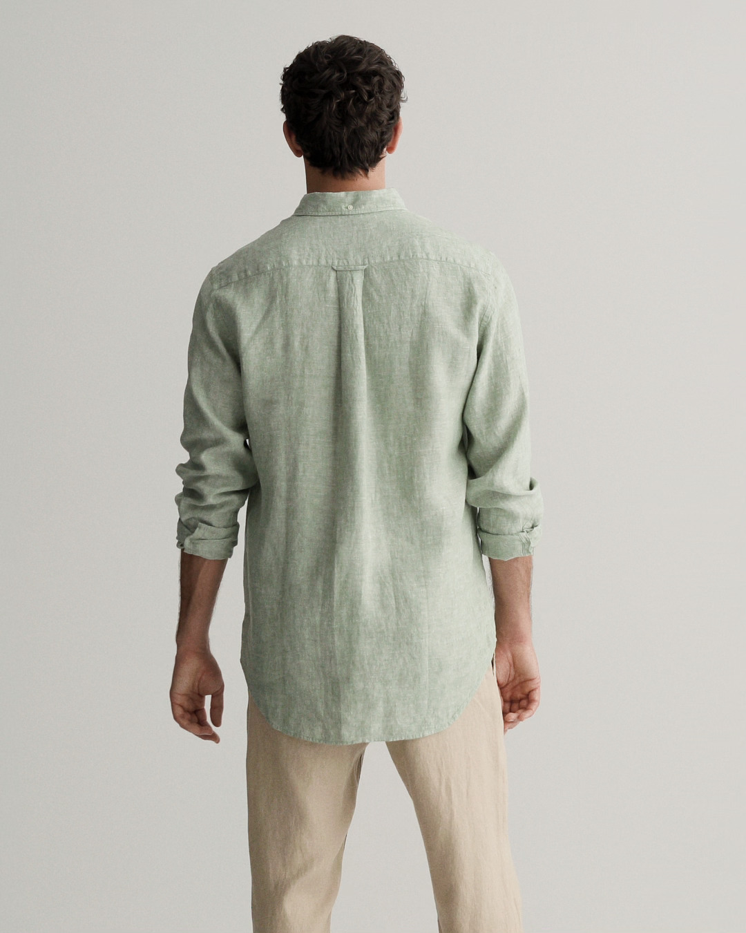 ito fukuoka square collar linen tops 黒 - メルカリ