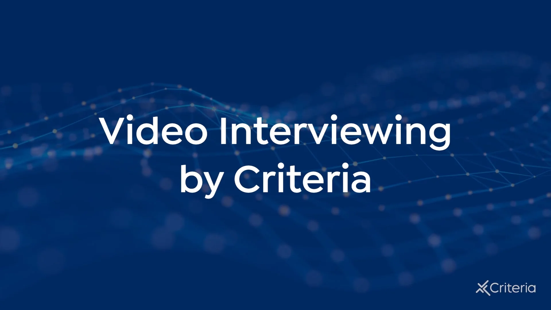 Video Interview Platform | Criteria Australia