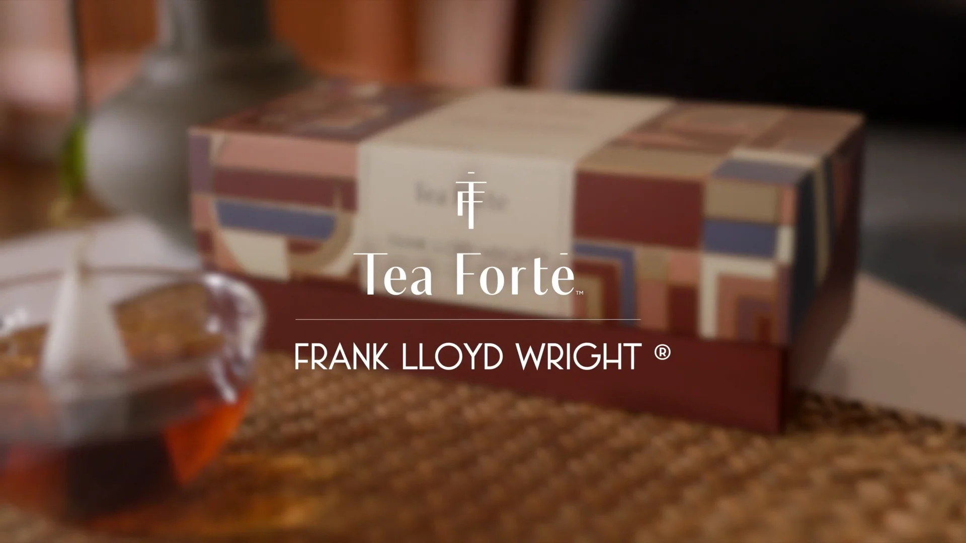 Video - Steeping Frank Lloyd Wright Collection Tea