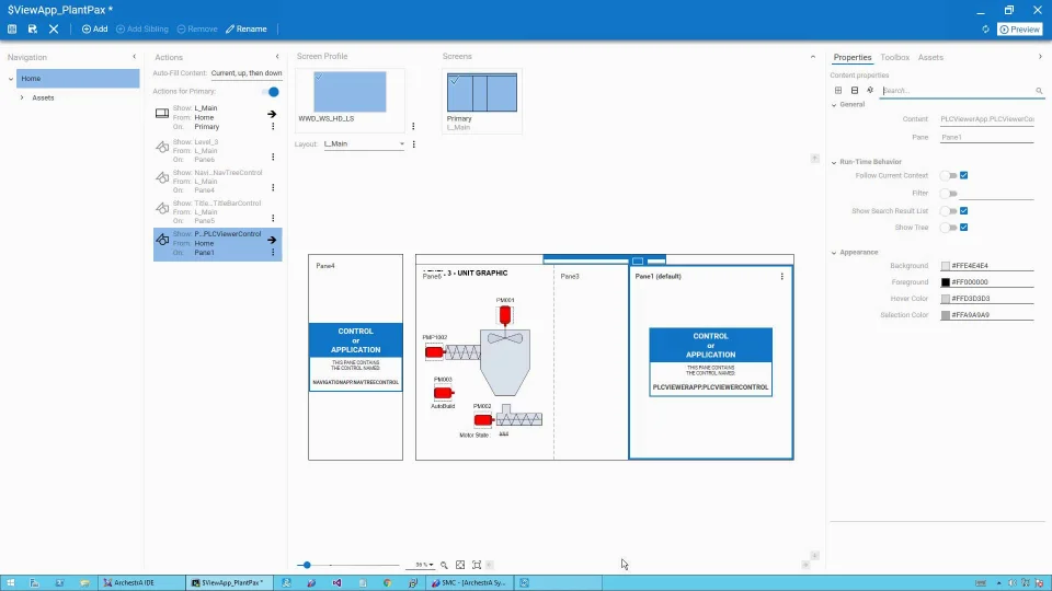 AVEVA™ PLC Viewer OMI App