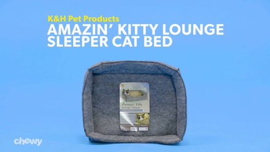 K&H Pet Products Amazin' Kitty Lounge Sleeper Cat Bed