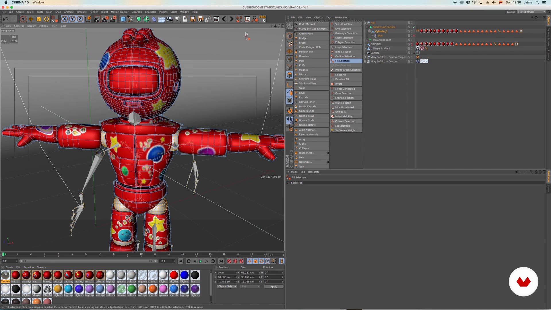 c4d character modeling