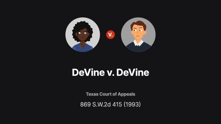 DeVine v. DeVine