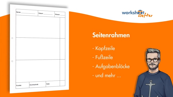 05 - Seitenrahmen mit Kopf-, Fuß, Notenzeile und mehr