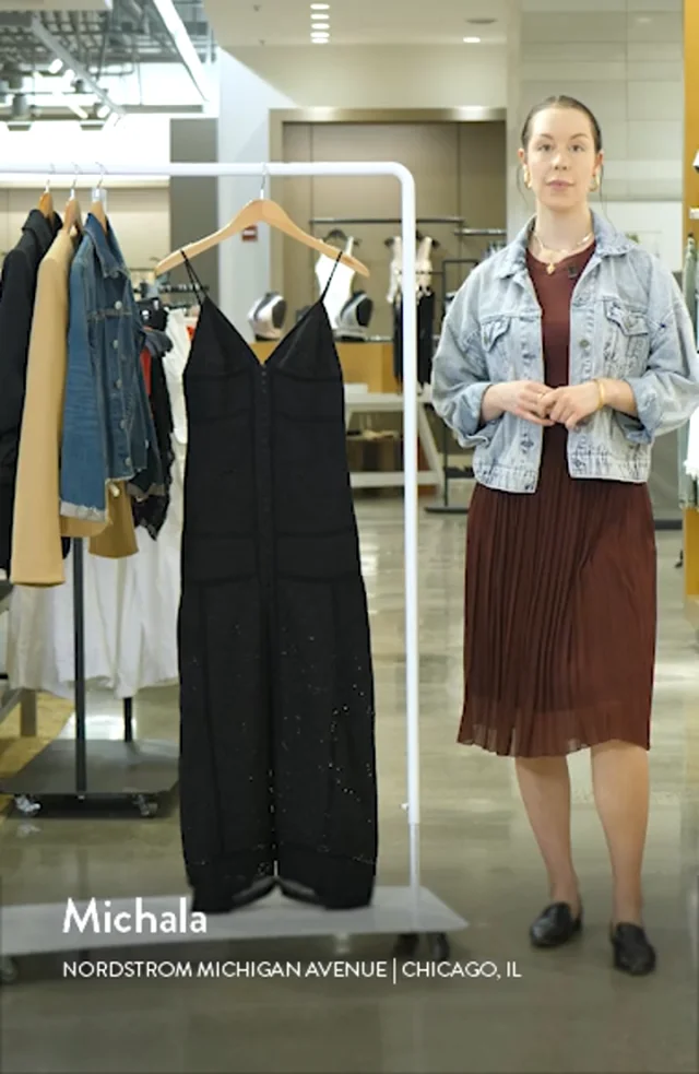 AllSaints Dahlia Embroidered Eyelet Maxi Dress Nordstromrack