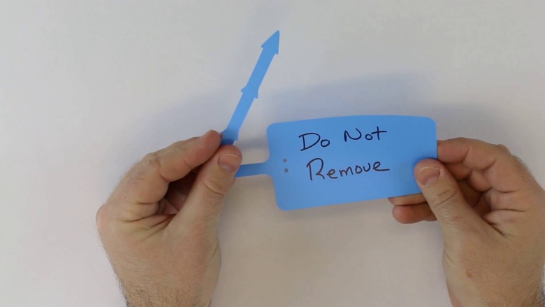 Self Locking Plastic Tags