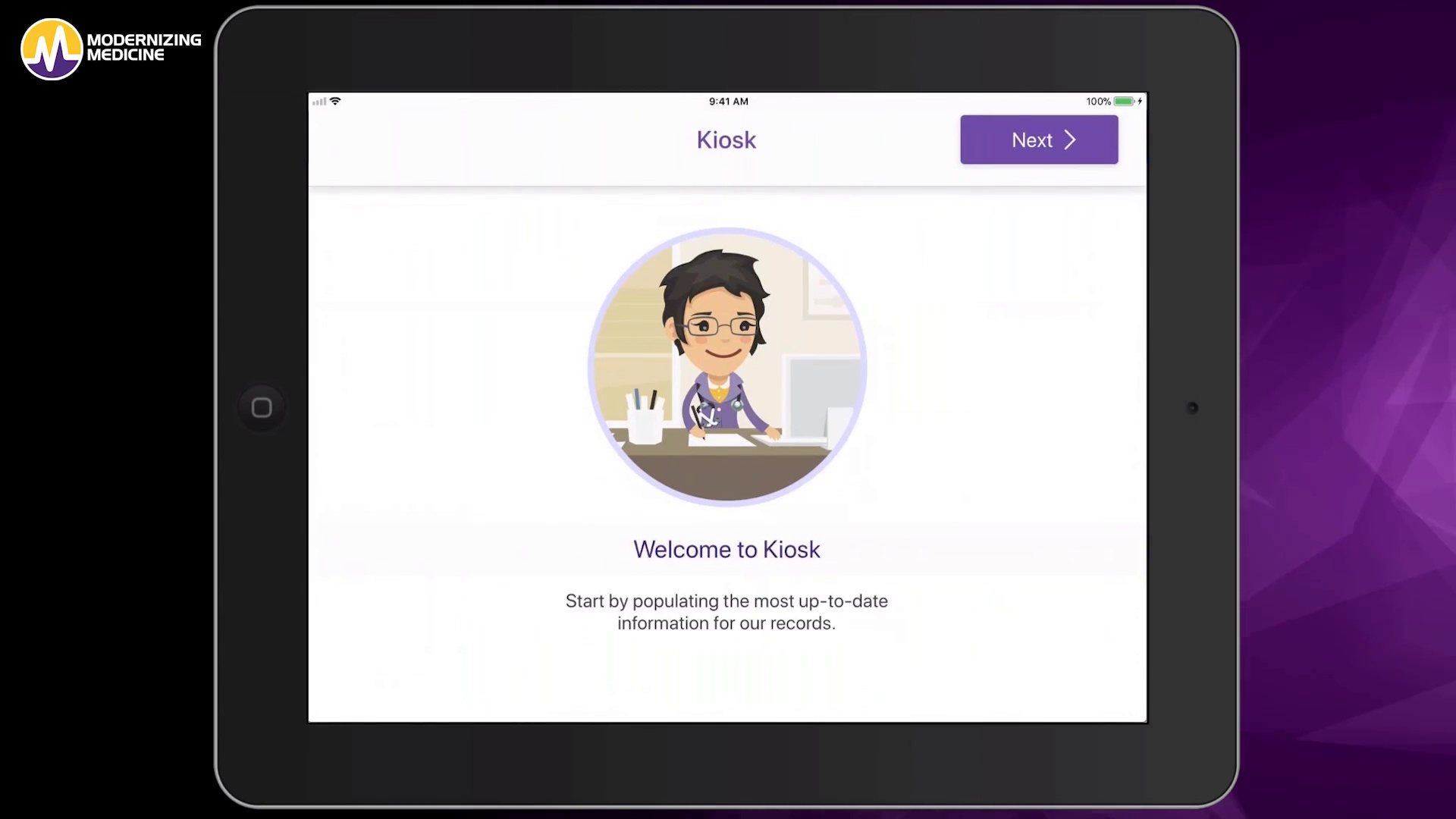 Quick & Easily CheckIn with ModMed Kiosk