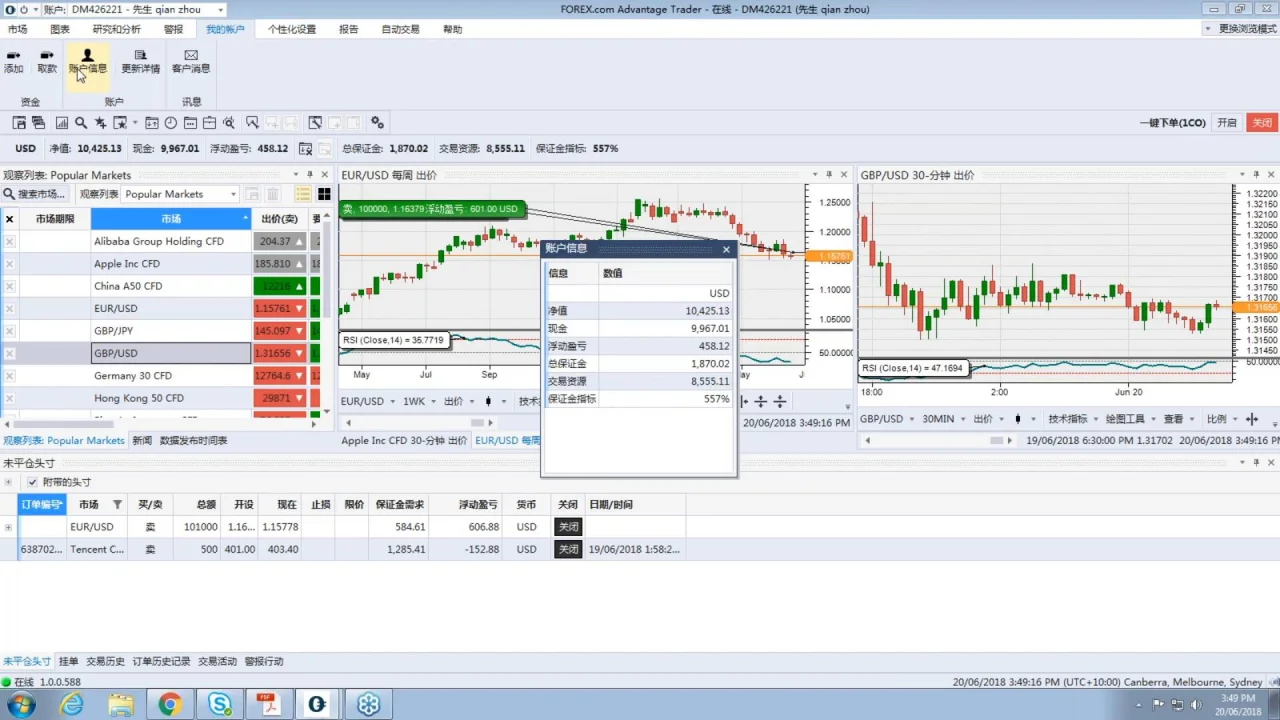 嘉盛专属交易平台使用指导 - 保存加载自定义模板
