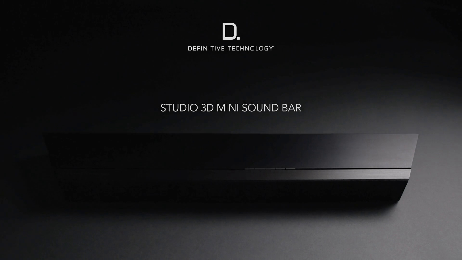 definitive technology studio 3d mini sound bar