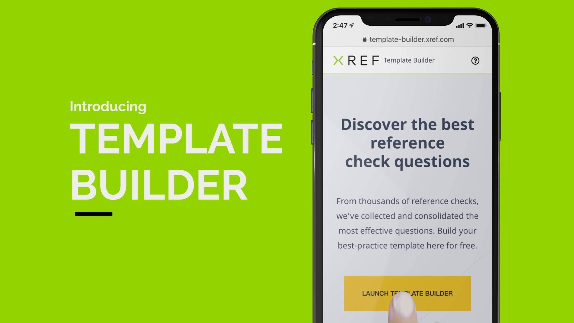 Launch template builder