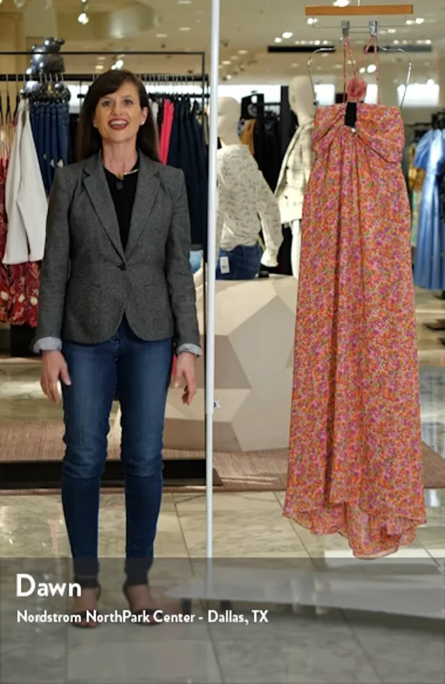 For Love Lemons Suzette Floral Chiffon Maxi Dress Nordstrom