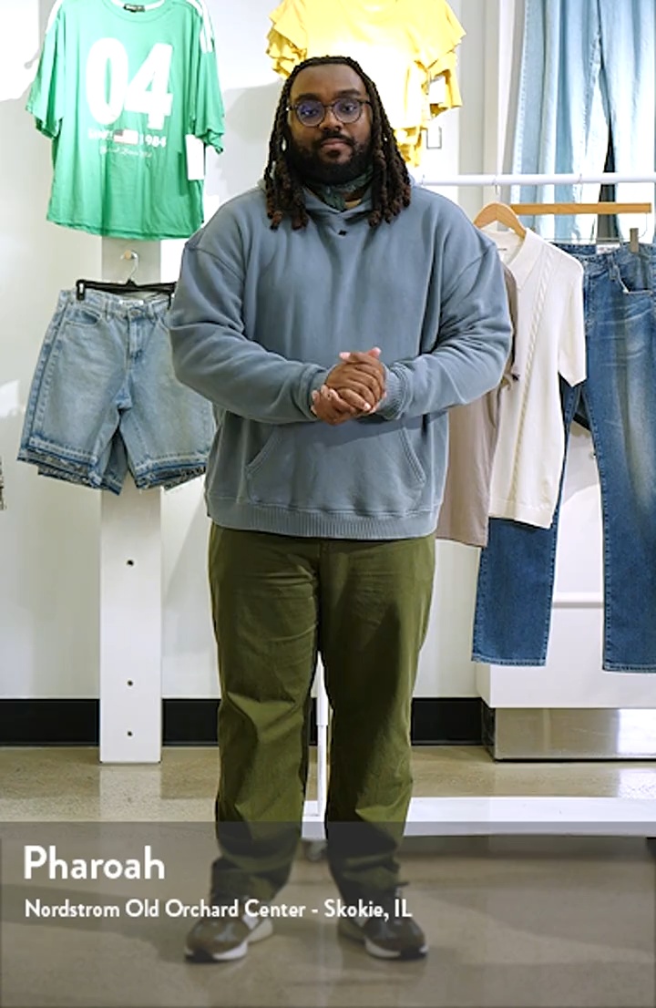 Elwood Core Oversize Organic Cotton Brushed Terry Hoodie | Nordstrom