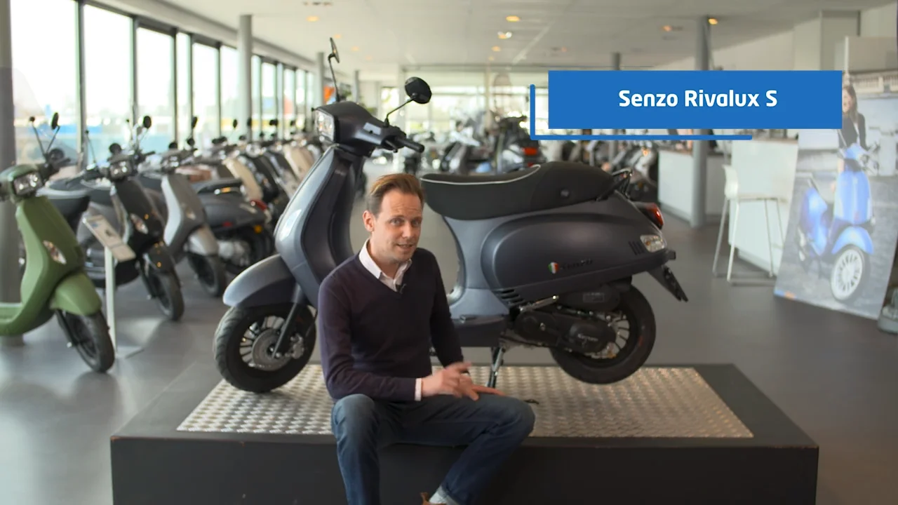 Senzo Scooter RivaLux S Matzwart