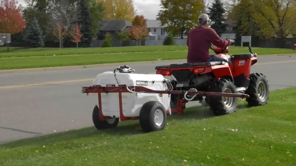  NorthStar Tow-Behind Trailer Boom Broadcast and Spot Sprayer -  21-Gallon Capacity, 2.2 GPM, 12 Volt DC : Patio, Lawn & Garden