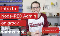 Node-RED Admin on groov