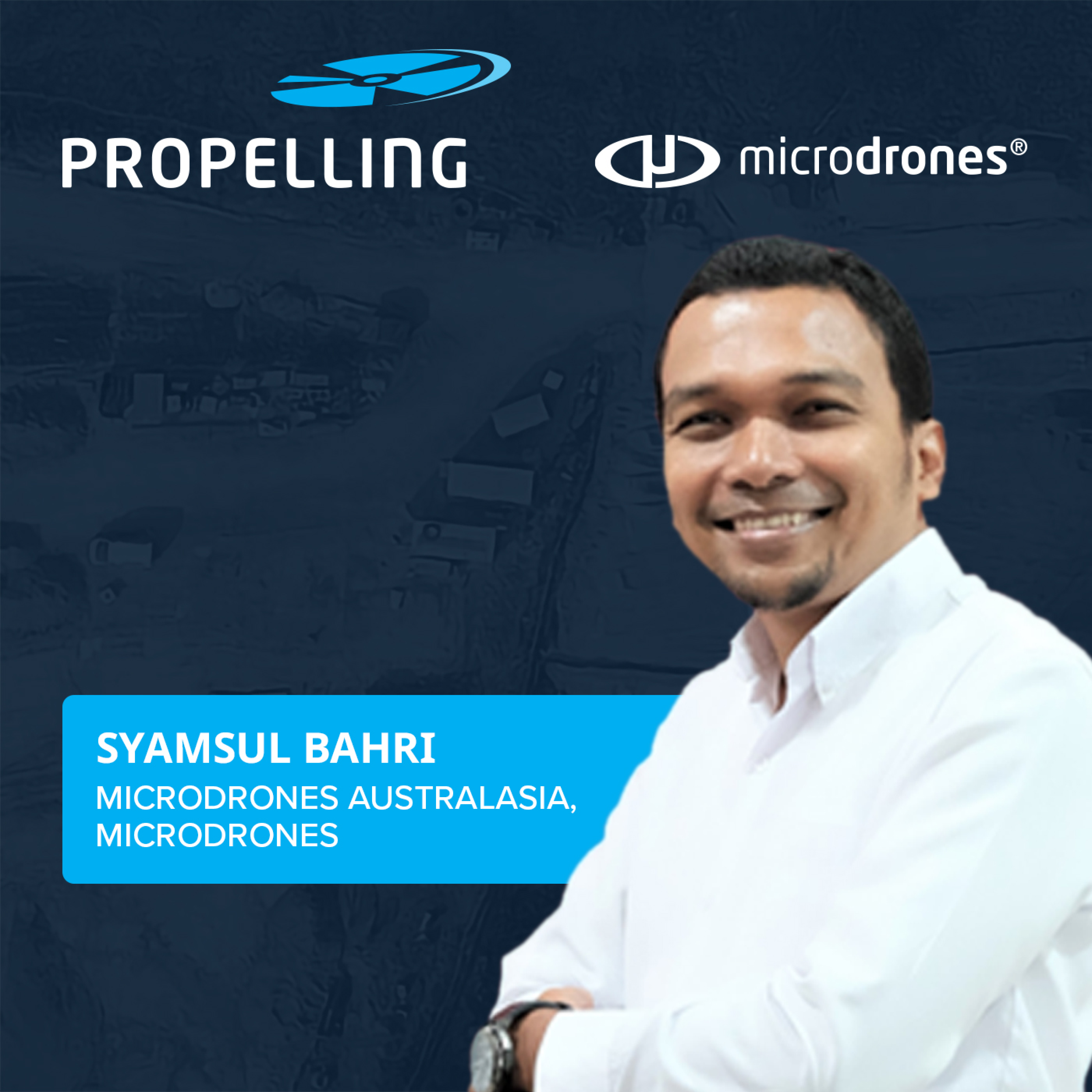 Propelling by Microdrones