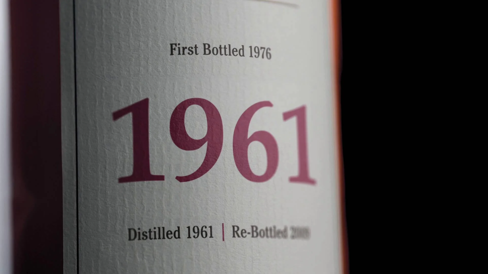 The Macallan 1961, Bottled in 1975 Fine & Rare Whisky - The