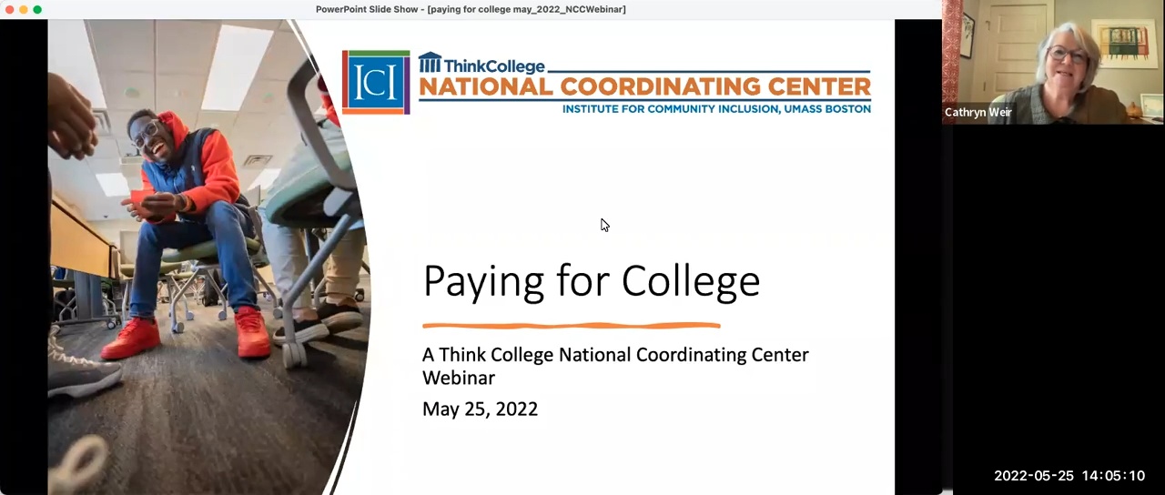 Paying for College: Exploring Possible Funding Options: A Webinar | Think College