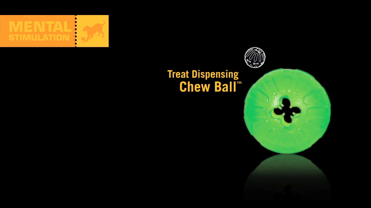 treat dispensing chew ball