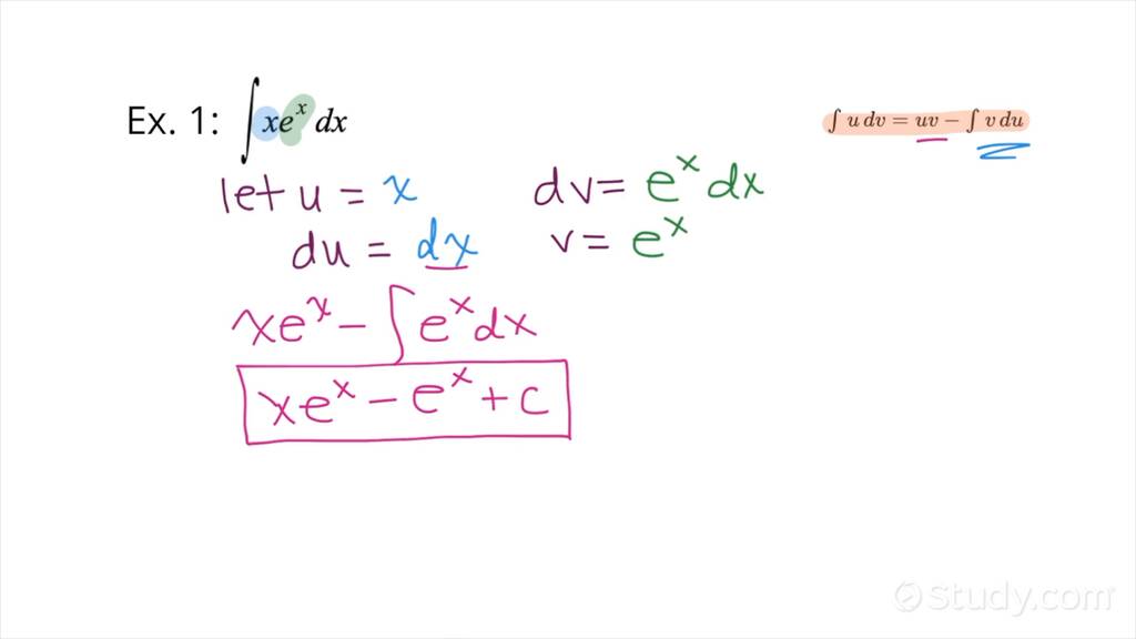 Determining General Antiderivatives Using Integration By Parts 