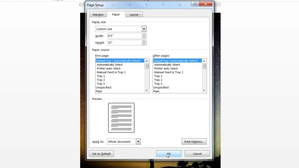 Mimeo How To Set Up Print to Edge in Microsoft Word