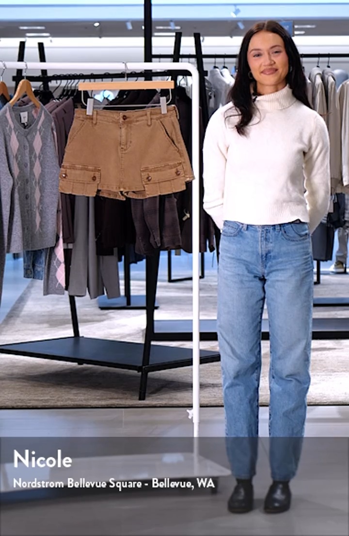 Luna Drop Cargo Pocket Stretch Twill Skort