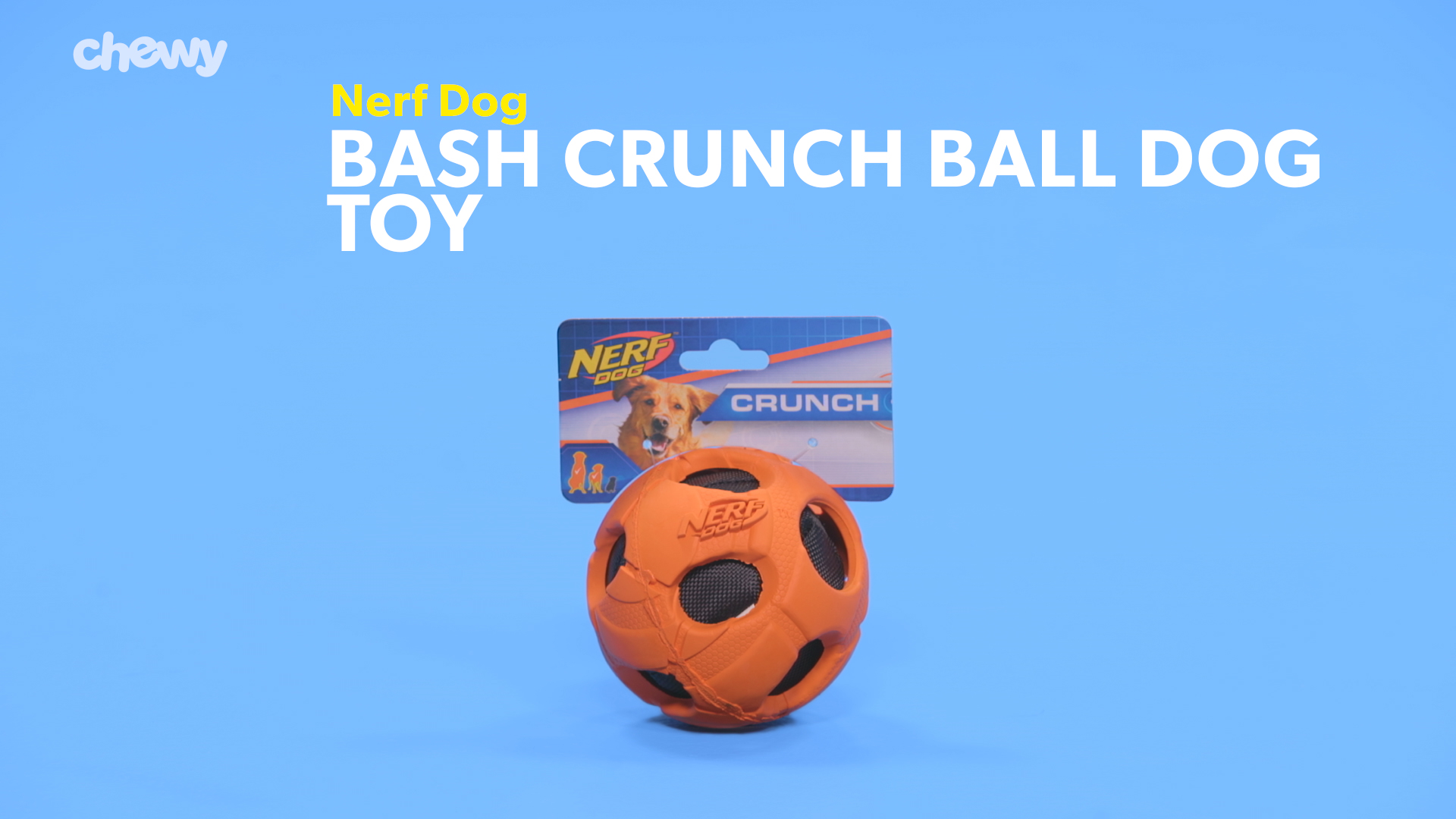 nerf dog crunch ball