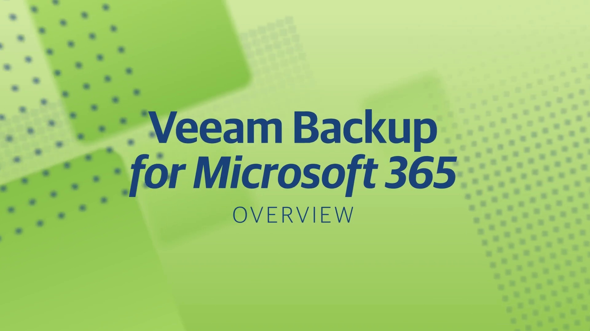 Haga backup de sus datos de Office 365 usando Veeam Backup for Microsoft  Office 365