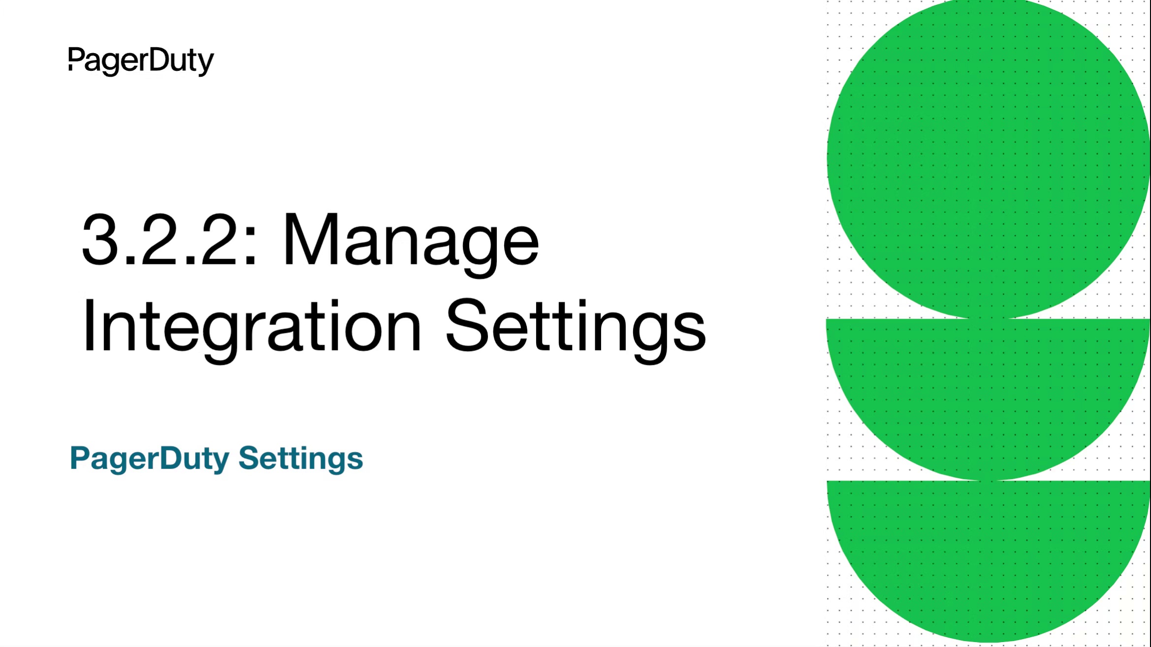 PagerDuty Settings - ServiceNow Integration Guide v8.1