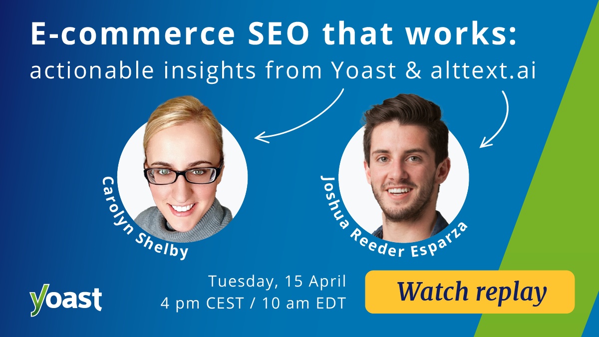 E-commerce SEO that works: actionable insights from Yoast - Main Image