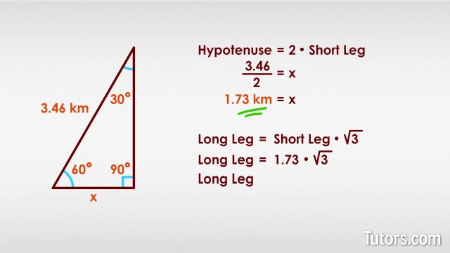 30 60 90 Triangle Theorem Ratio Formula