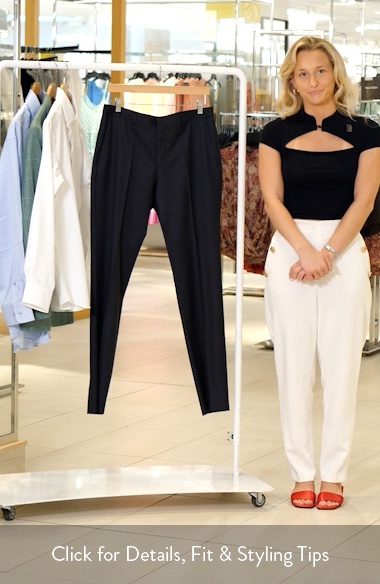 Genius Slim Fit Wool Suit Pants
