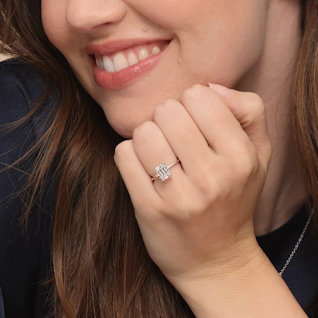 Perfect Fit Ring with Luxe Ballad Diamond Ring (1/4 in