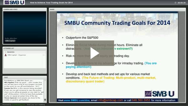 20140109 How to Achieve Your Trading Goals in 2014