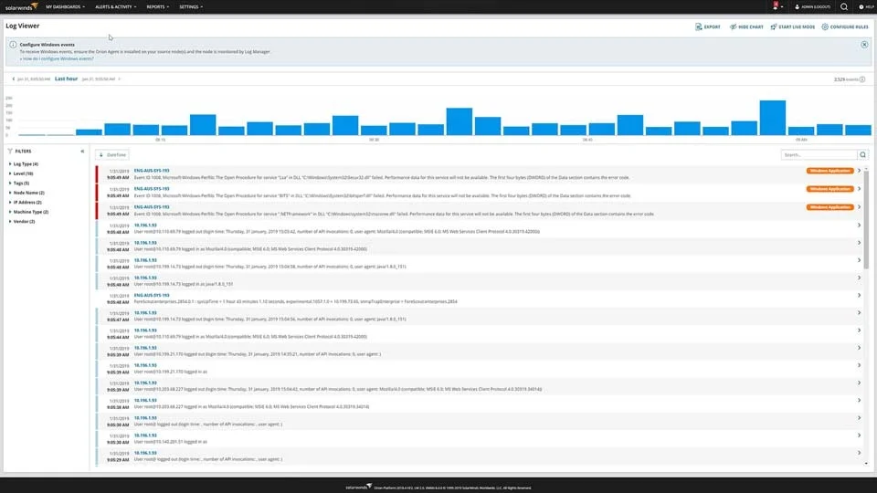 Solarwinds logs discount