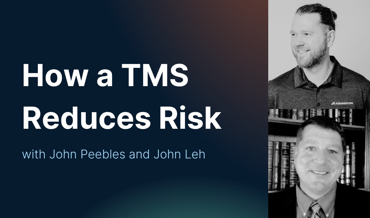 How a TMS Reduces Risk