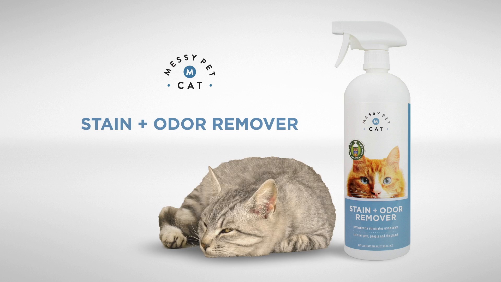 Messy pet cat stain and hot sale odor remover