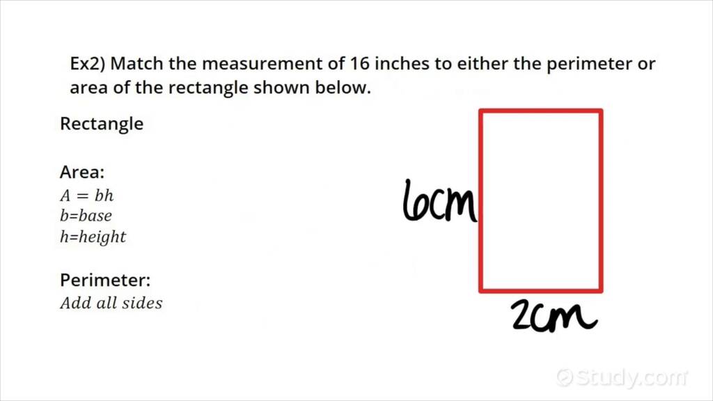 Perimeter And Area Of Rectangles