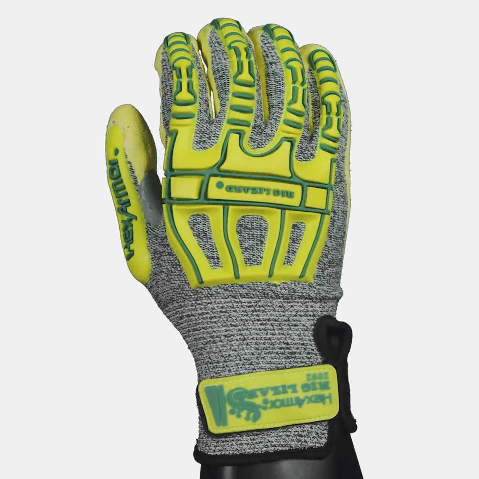 Rig Lizard 2092 - Impact resistant safety glove - HexArmor