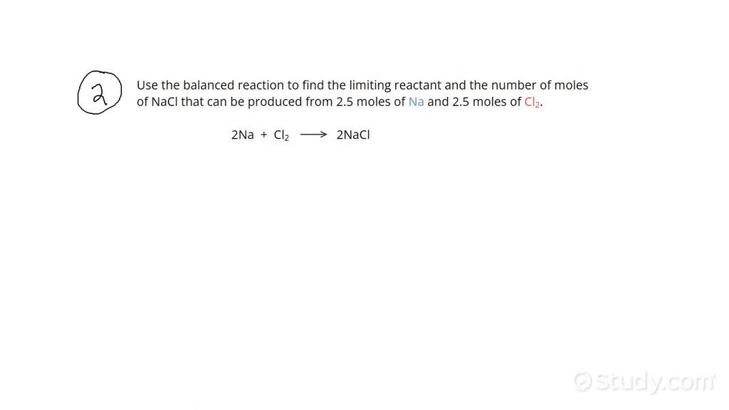 How to Solve Moles-to-Moles Limiting Reactant Problems | Chemistry