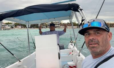 First time salt water fishing - Review of Balihoo Boat, Playa Del Carmen,  Mexico - FishingBooker