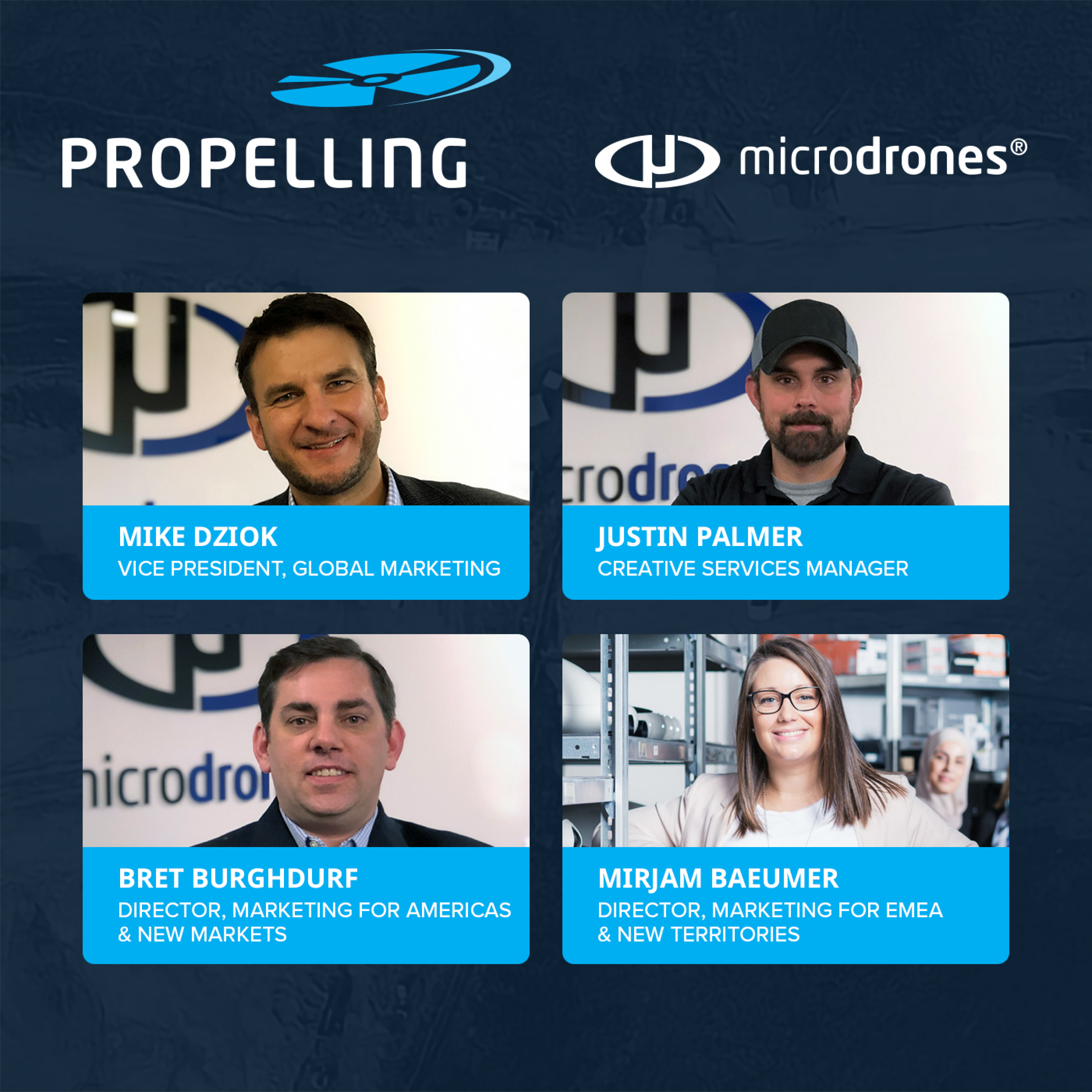 Propelling by Microdrones
