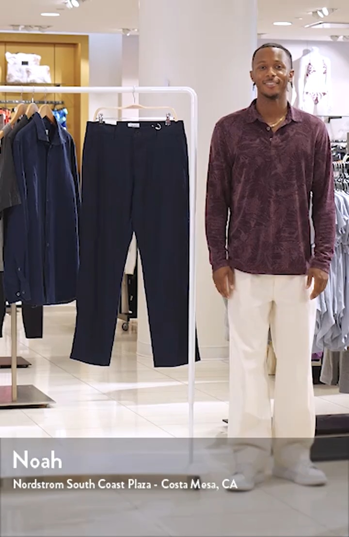 NN07 1454 Aden Flat Front Linen Chinos | Nordstrom