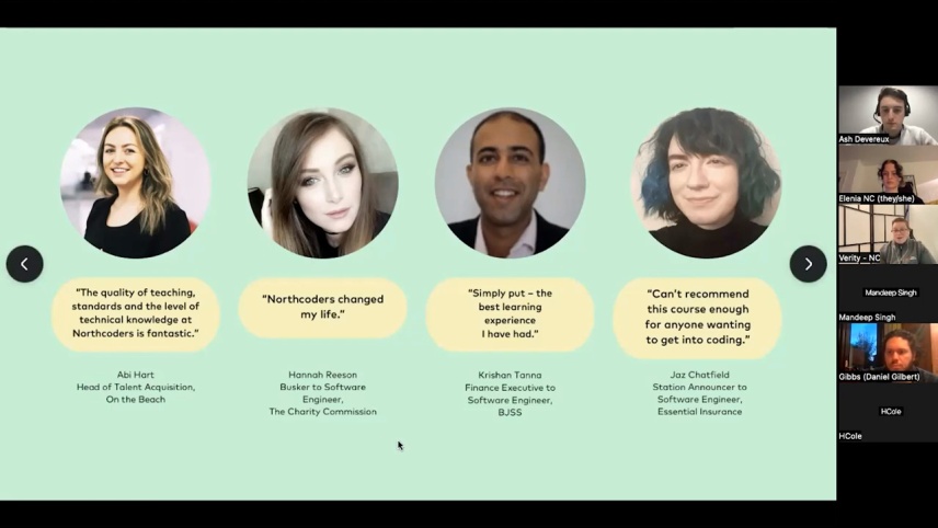 Applying to our Bootcamps - Recorded from a live webinar in November 2022